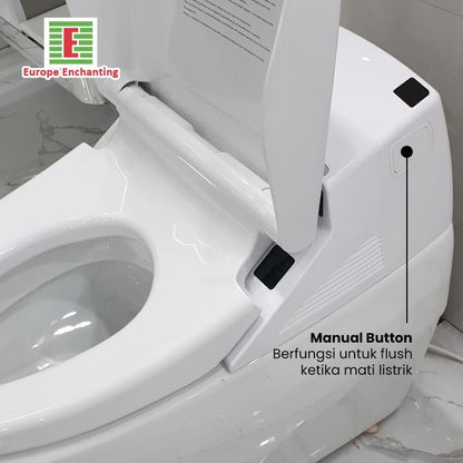 Enchanting Smart Closet Toilet Full Sistem Otomatis cover E008
