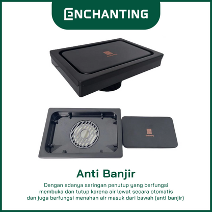 Floor Drain / Saringan Got Stainless Steel Europe Enchanting E1550