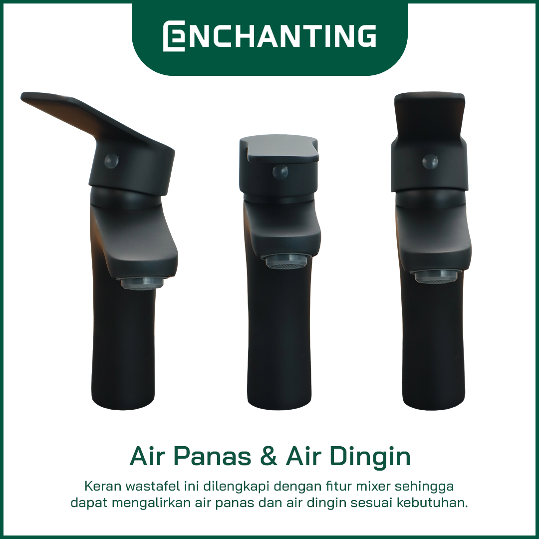 ENCHANTING Kran Air Kamar Mandi Wastafel Panas Dingin Europe Enchanting E1579