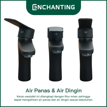 ENCHANTING Kran Air Kamar Mandi Wastafel Panas Dingin Europe Enchanting E1579