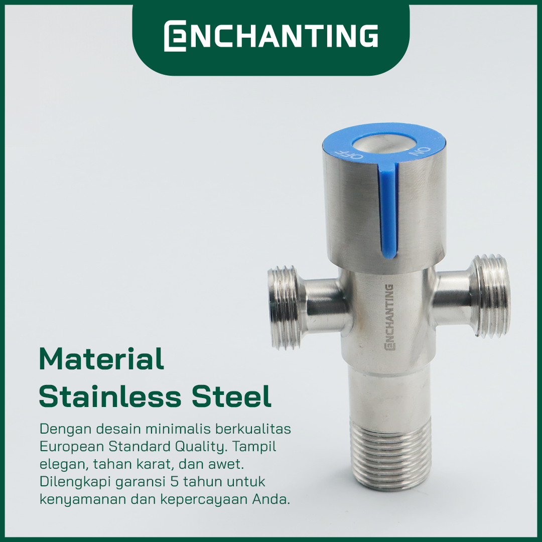 Stop Keran 1/2 Stainless Steel Europe Enchanting Ap009