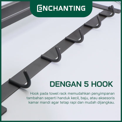 Rak Gantungan Handuk Dinding Europe Enchanting BT002