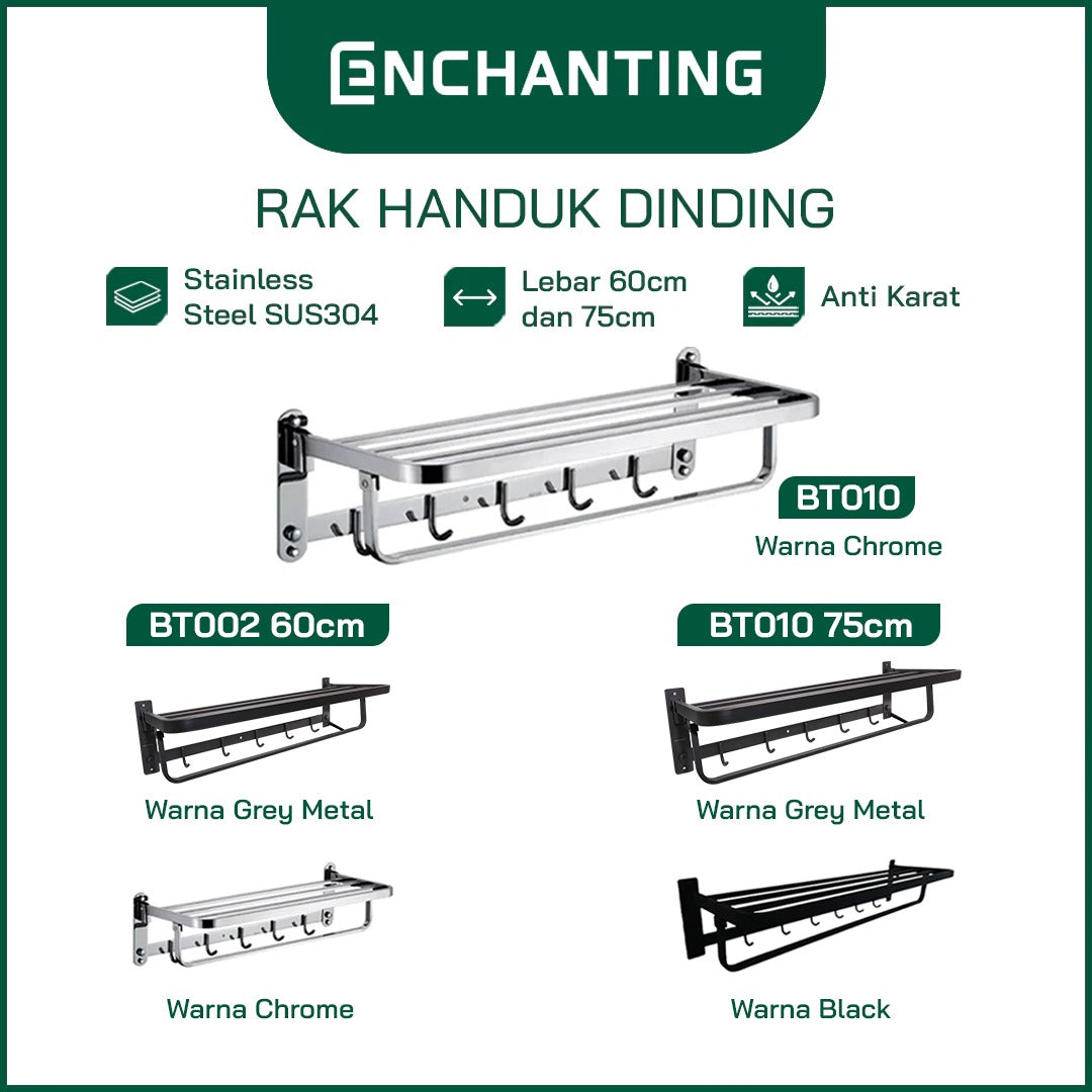 Rak Gantungan Handuk Dinding Europe Enchanting BT002