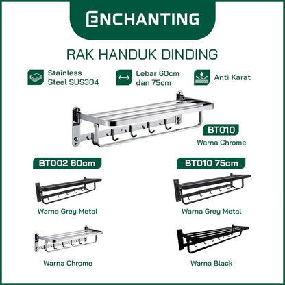 Rak Gantungan Handuk Dinding Europe Enchanting BT002