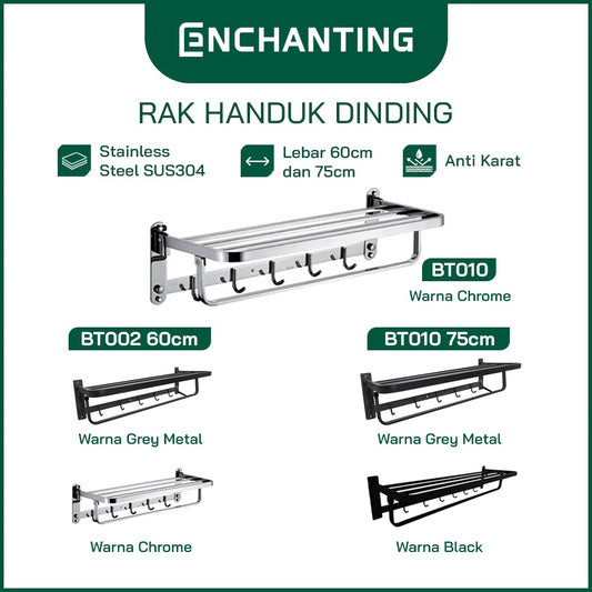 Rak Gantungan Handuk Dinding Europe Enchanting BT002