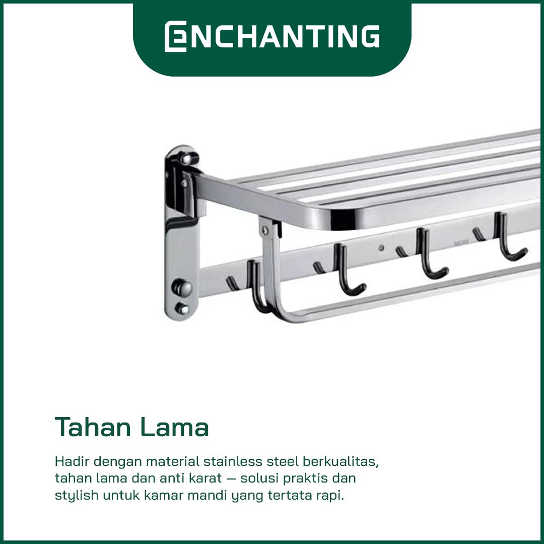Rak Gantungan Handuk Dinding Europe Enchanting BT002