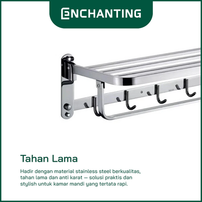 Rak Gantungan Handuk Dinding Europe Enchanting BT002
