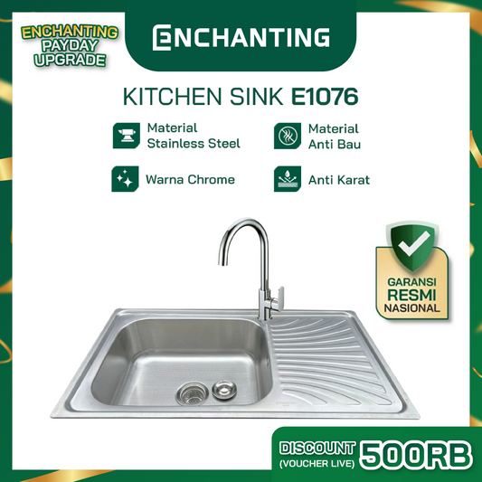 Bak Cuci Piring Kitchen Sink Europe Enchanting E1076