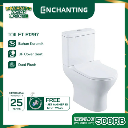 Toilet / Kloset Duduk Europe Enchanting E1297 Bergaransi
