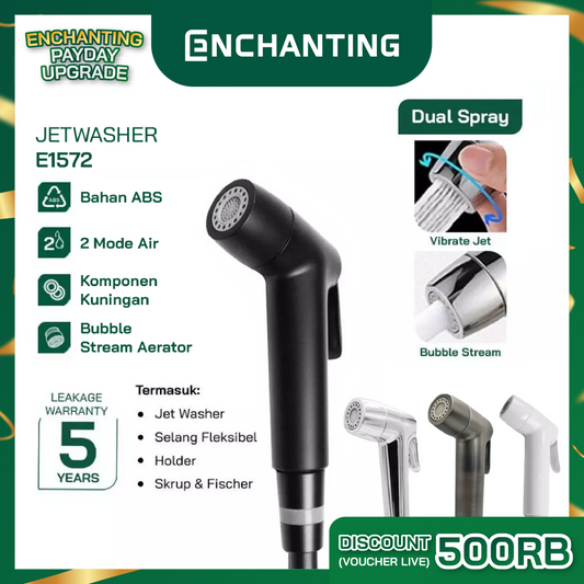 Toilet Shower Jet Washer Europe Enchanting E1572 Dual 2 Spray