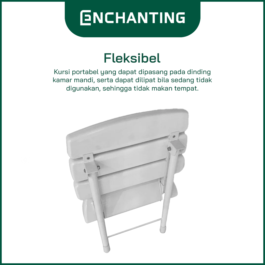 Kursi Lipat Dinding Kamar Mandi