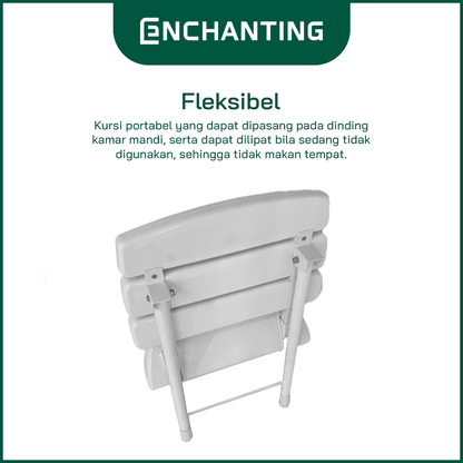 Kursi Lipat Dinding Kamar Mandi