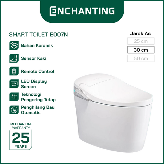 Automatic Smart Toilet/Kloset Luxury Design Europe Enchanting E007N