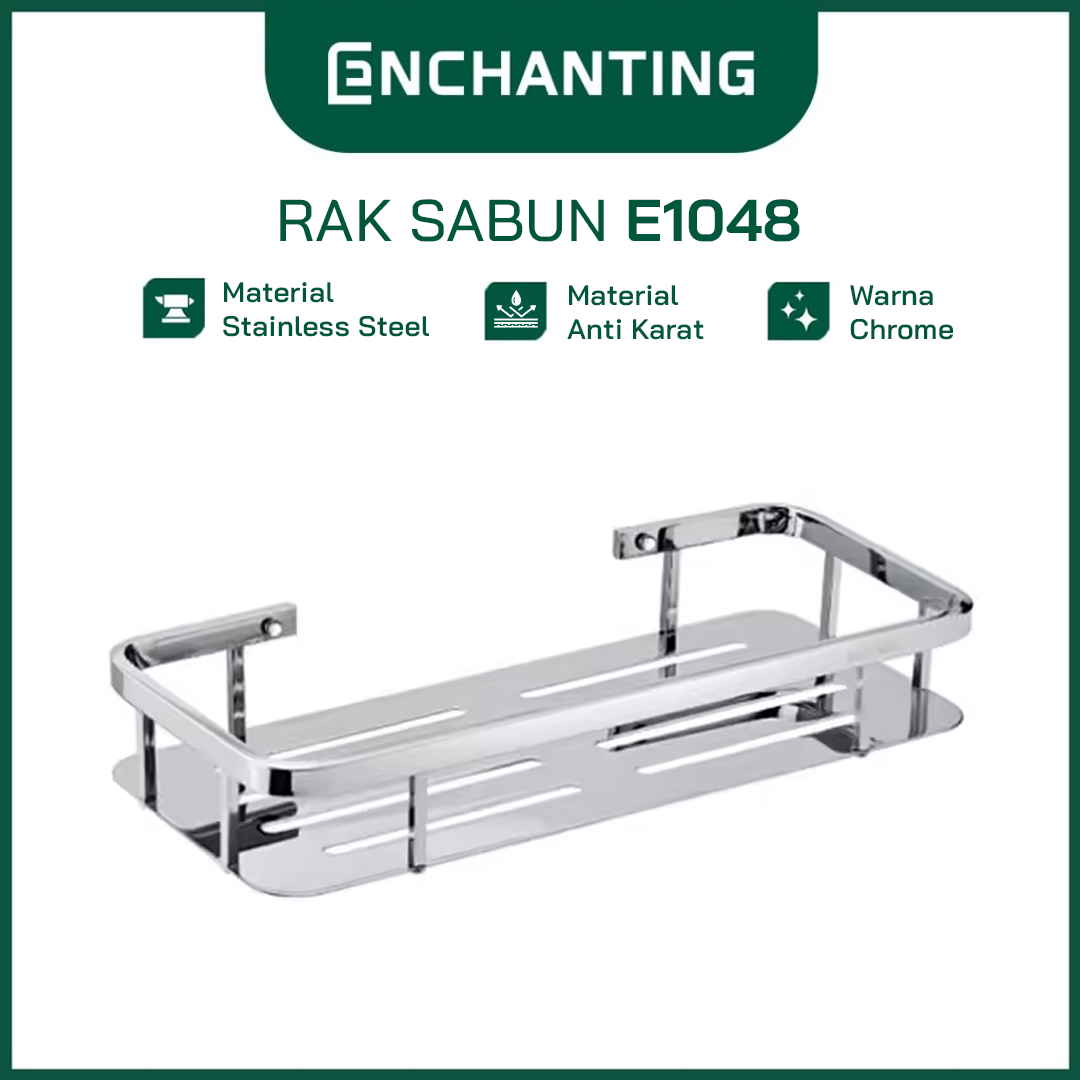 Rak Sabun Kamar Mandi Europe Enchanting E1048 Solid Stainless Steel