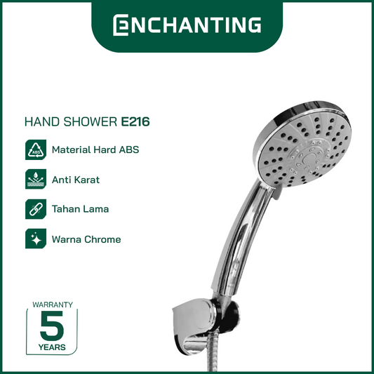 Hand Shower Crome High Quality 3 Fungsi Enchanting E216