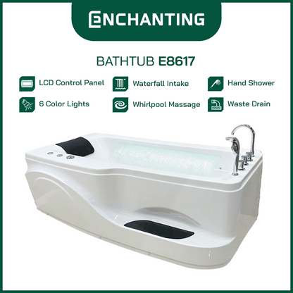 Aesthetic Bathtub Kamar Mandi Europe Enchanting E8617