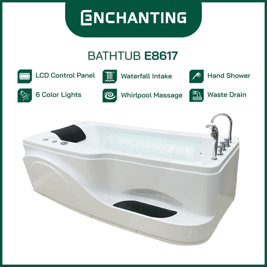 Aesthetic Bathtub Kamar Mandi Europe Enchanting E8617