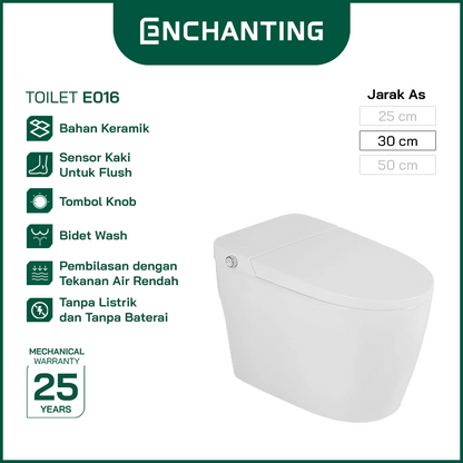 ENCHANTING Toilet/Kloset Duduk Soft Close Europe Enchanting E016