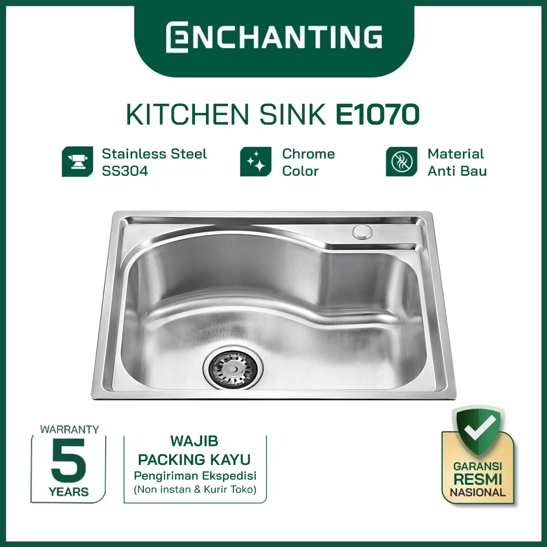 Kitchen Sink Dapur/ Bak Cuci Piring Europe Enchanting E1070