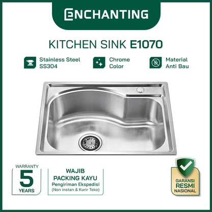 Kitchen Sink Dapur/ Bak Cuci Piring Europe Enchanting E1070
