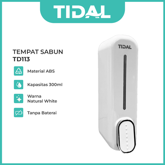 Tempat Sabun Cair TD113 Liquid Soap Dispenser Black White