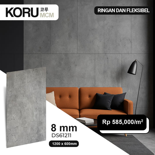 KORU Dinding Stone MCM Sticker Premium Motif Granite Travertine DS Series