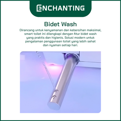 Automatic Smart Toilet/Kloset Luxury Design Europe Enchanting E007N