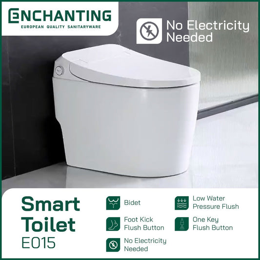 Smart Toilet Kloset Duduk Automatic Europe Enchanting E015