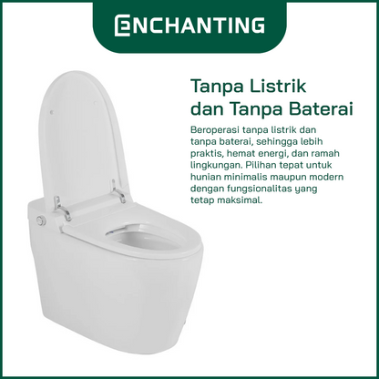 ENCHANTING Toilet/Kloset Duduk Soft Close Europe Enchanting E016