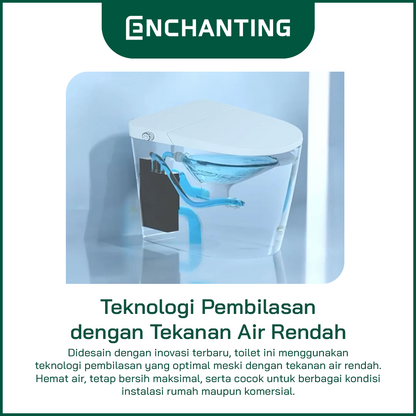 ENCHANTING Toilet/Kloset Duduk Soft Close Europe Enchanting E016