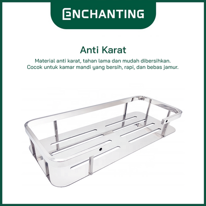 Rak Sabun Kamar Mandi Europe Enchanting E1048 Solid Stainless Steel