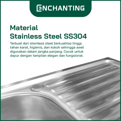 Kitchen Sink Bak Tempat Cuci Piring E1059 Bergaransi