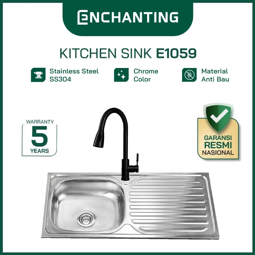 Kitchen Sink Dapur / Bak Cuci Piring Europe Enchanting E1059