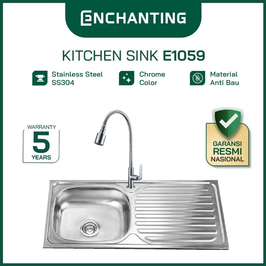 Kitchen Sink Dapur / Bak Cuci Piring Europe Enchanting E1059
