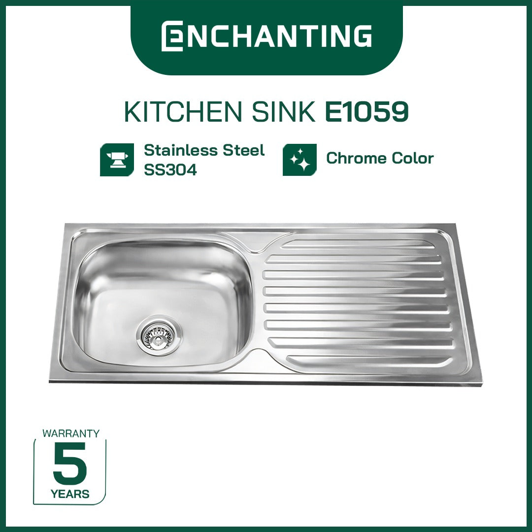 Kitchen Sink Dapur / Bak Cuci Piring Europe Enchanting E1059