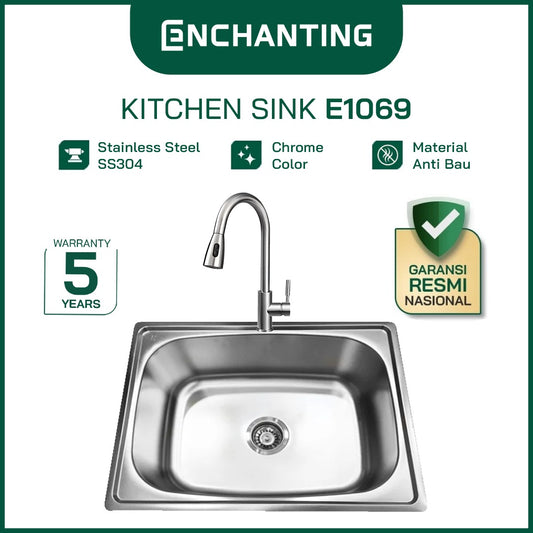 SET Kitchen Sink Dapur / Bak Cuci Piring Europe Enchanting E1069SET