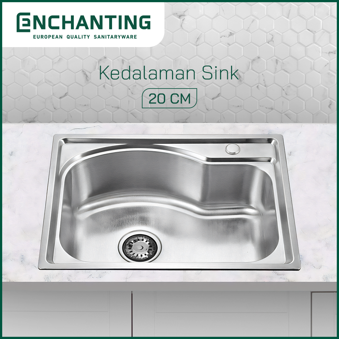 Kitchen Sink Dapur / Bak Cuci Piring Europe Enchanting E1070