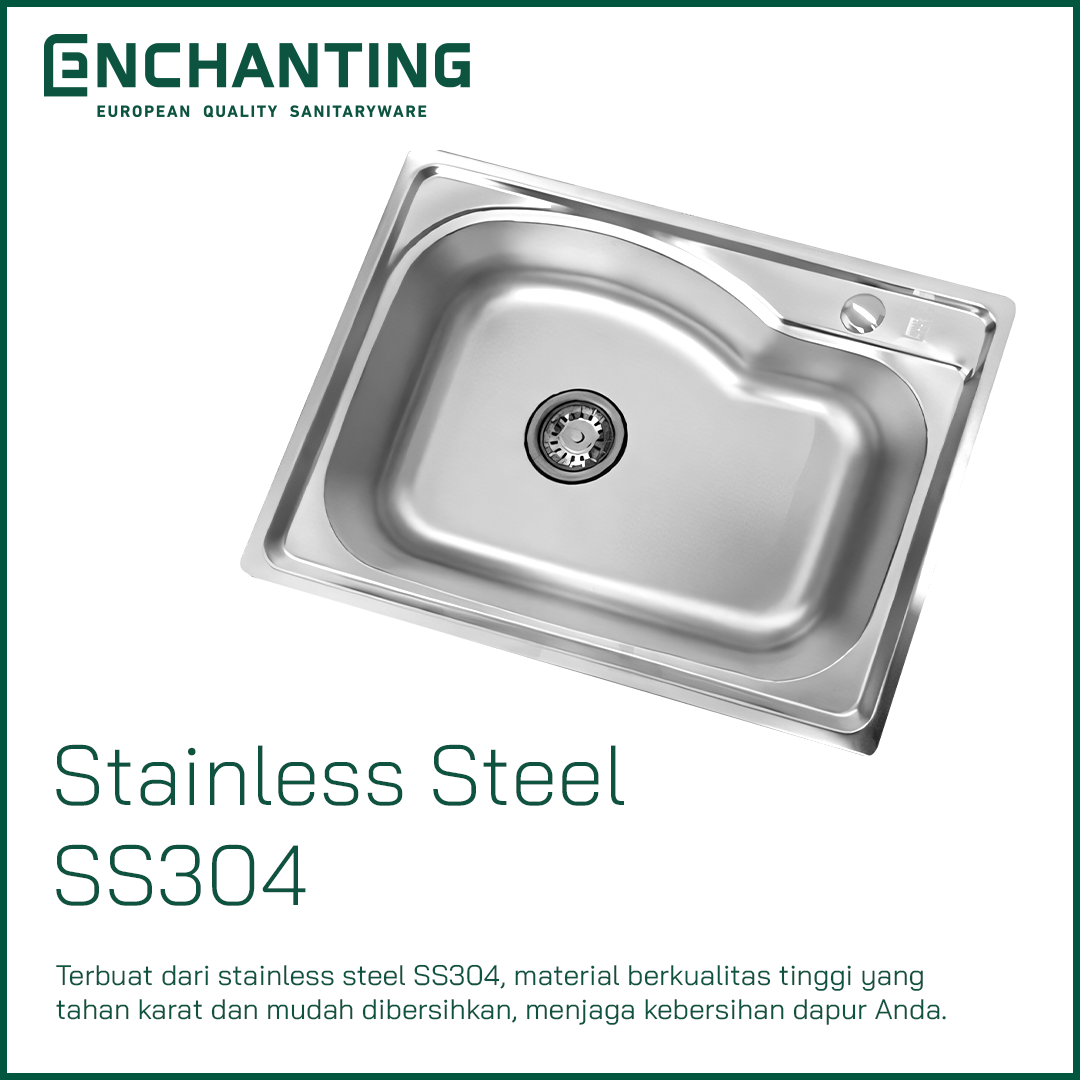 Kitchen Sink Dapur / Bak Cuci Piring Europe Enchanting E1070