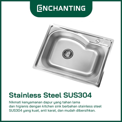 Kitchen Sink Dapur/ Bak Cuci Piring Europe Enchanting E1070