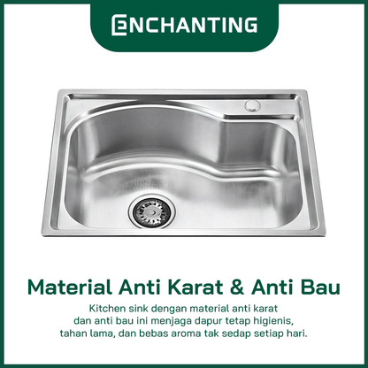 Kitchen Sink Dapur/ Bak Cuci Piring Europe Enchanting E1070