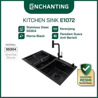 Set Kitchen Sink Bak Cuci Piring Europe Enchanting E1072