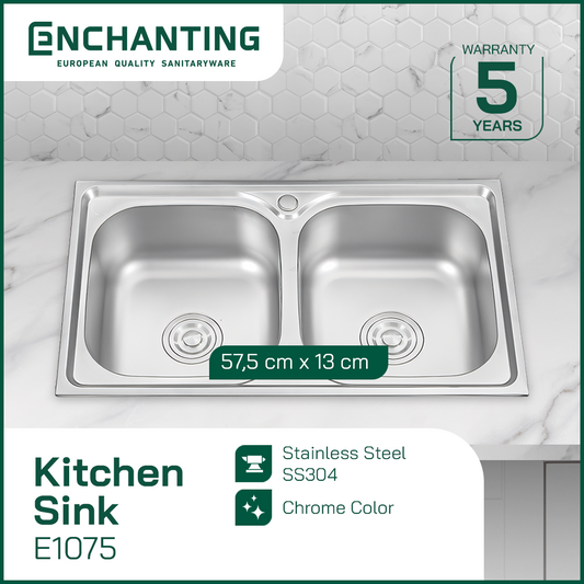 Kitchen Sink / Bak Cuci Piring Stainless Europe Enchanting E1075