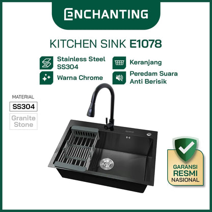 Kitchen Sink SET Dapur/ Bak Cuci Piring Europe Enchanting E1078 Set