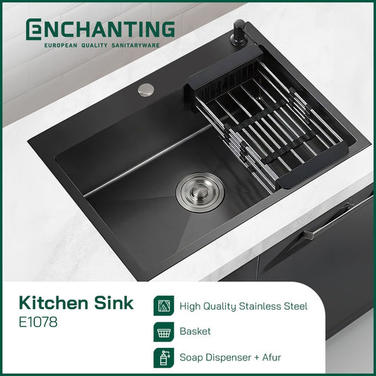 Kitchen Sink / Bak Cuci Piring Stainless Europe Enchanting E1078