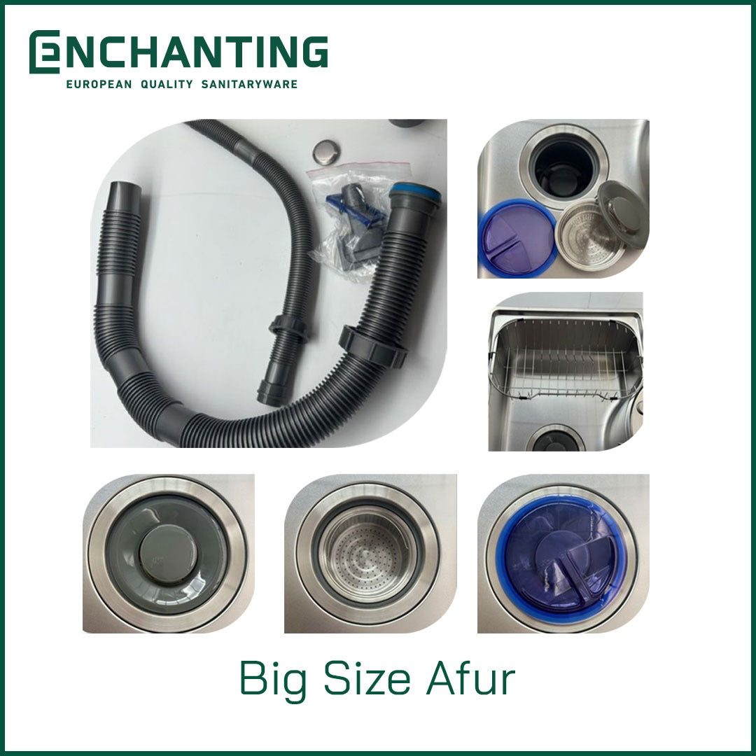 Kitchen Sink Bak Cuci Piring Europe Enchanting E1071 Stainless Steel