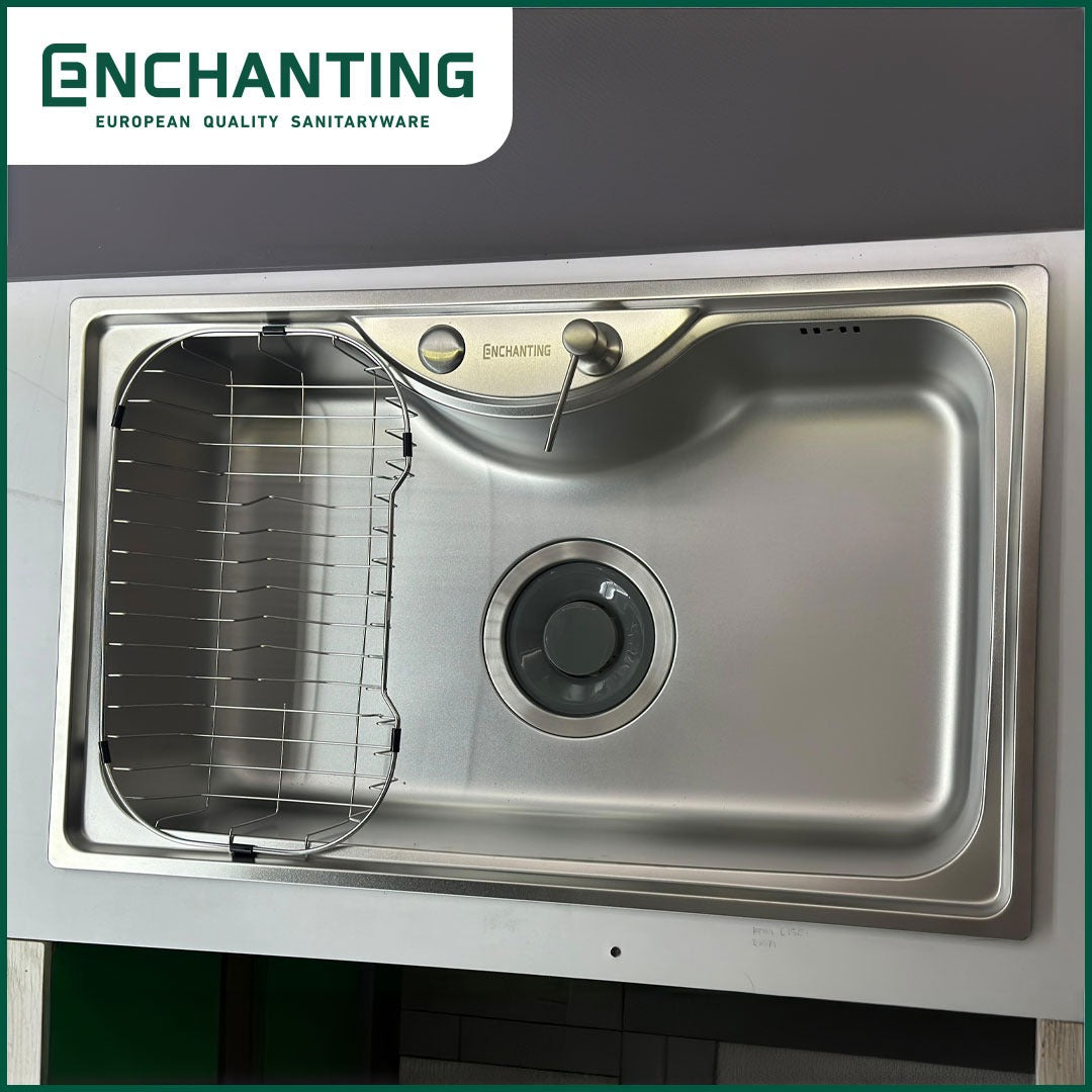 Kitchen Sink Bak Cuci Piring Europe Enchanting E1085 Stainless Steel