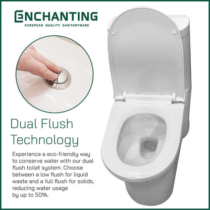 Toilet / Kloset Duduk Enchanting Siphonic Soft Close As 30 E1295