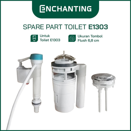 SET Sparepart Pelampung Kloset/Toilet Duduk Europe Enchanting E1303