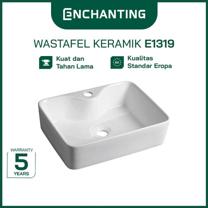 Wastafel SET Keramik Europe Enchanting E1319SET White