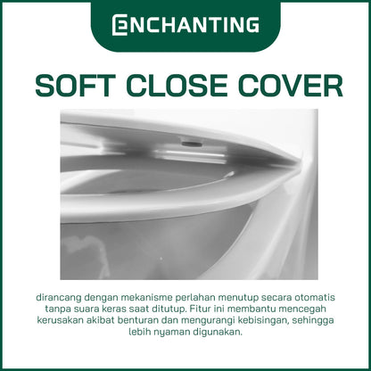Toilet / Kloset Duduk Europe Enchanting E1333Eco